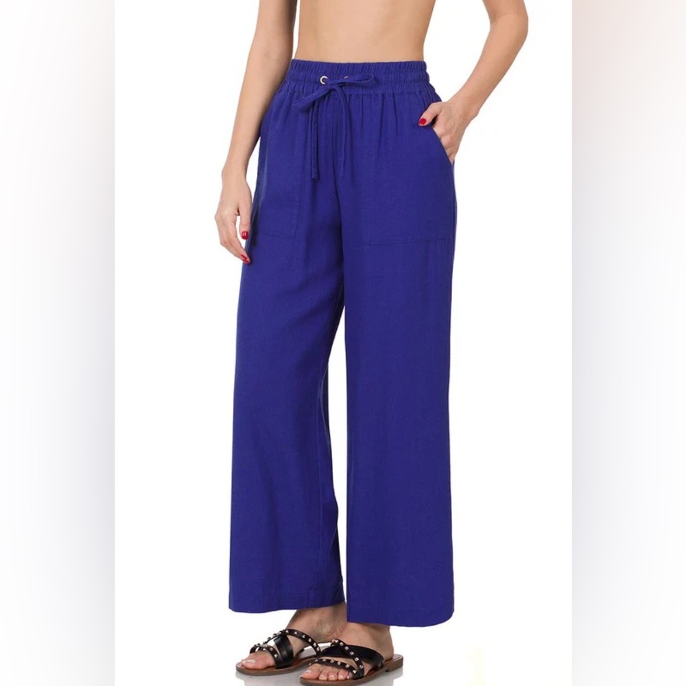 Nicolas Women's Purple Wide-Leg Pants Size 2